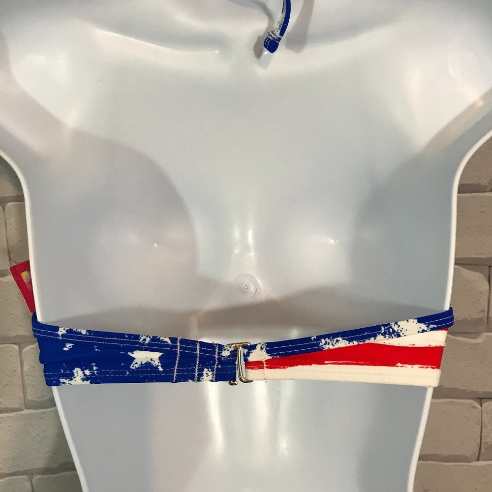 Juniors Stars & Stripes Underwired Bikini Top - Picture 2 of 3